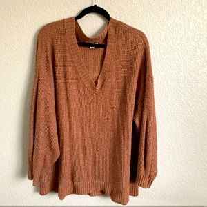 American Eagle oversized waffle knit sweat…